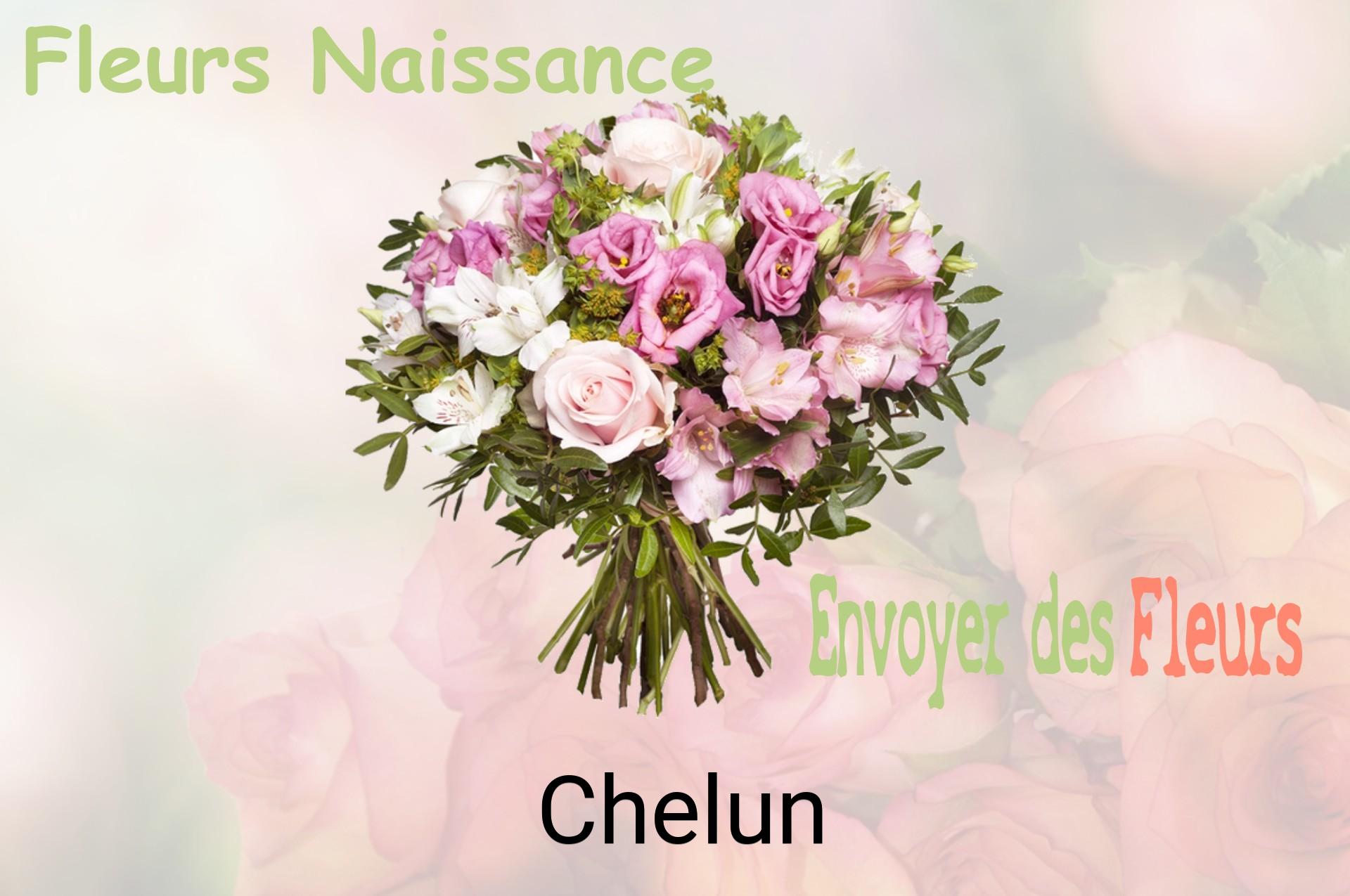 Bouquet de fleurs de naissance livré à Chelun
